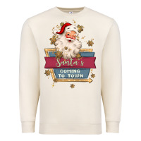 Sandshell santa's coming to town Premium Sweatshirt - MaliasSmallBusiness