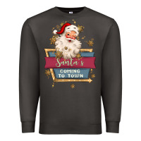 Smoke santa's coming to town Premium Sweatshirt - MaliasSmallBusiness