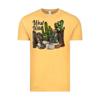 Vintage Mustard west wild Vintage Tee - SublimationCraftShop