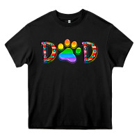 Black dad lgbt Heavy Core Tee - CowhideDigitalArt