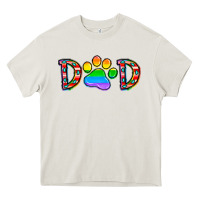 Cream dad lgbt Heavy Core Tee - CowhideDigitalArt