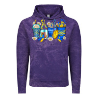 Cloud Purple down syndrome coffee cups Vintage Hoodie - Zillion Design Studio