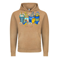 Vintage Camel down syndrome coffee cups Vintage Hoodie - Zillion Design Studio