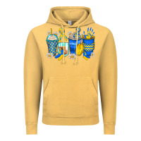Vintage Mustard down syndrome coffee cups Vintage Hoodie - Zillion Design Studio