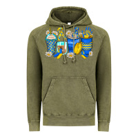 Vintage Olive down syndrome coffee cups Vintage Hoodie - Zillion Design Studio