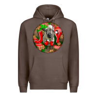 Coffee christmas hampshire sheep Premium Hoodie - LillyAllenDesigns