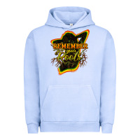 Pigment Grape Ice remember your roots Urban Hoodie - NancyCooperArtShop