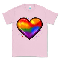 Bubblegum Pink pride heart Classic Tee - JahusDesignShop