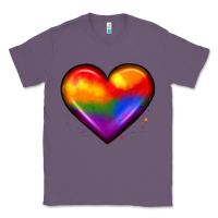 Lavender pride heart Classic Tee - JahusDesignShop