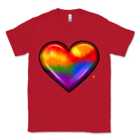 Red pride heart Classic Tee - JahusDesignShop