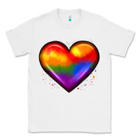 White pride heart Classic Tee - JahusDesignShop