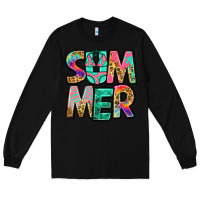 Black summer leopard tie dye Long Sleeve Tee - Jasminsmagicworld