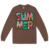 Chestnut summer leopard tie dye Long Sleeve Tee - Jasminsmagicworld