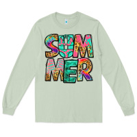 Matcha summer leopard tie dye Long Sleeve Tee - Jasminsmagicworld