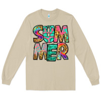 Mushroom summer leopard tie dye Long Sleeve Tee - Jasminsmagicworld