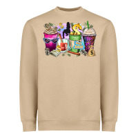 Mushroom boss babe coffee cups Heavyweight Sweatshirt - Zillion Design Studio