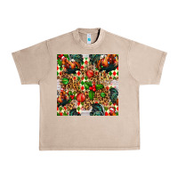 French Oak christmas leopard chicken Urban Heavy Tee - FaDigitalArtStudio