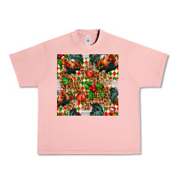 Salmon christmas leopard chicken Urban Heavy Tee - FaDigitalArtStudio