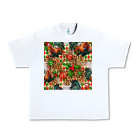 White christmas leopard chicken Urban Heavy Tee - FaDigitalArtStudio
