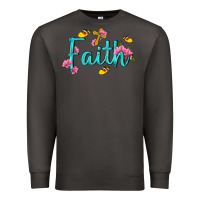 Smoke faith with flower and butterfly Premium Sweatshirt - NancyCooperArtShop