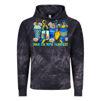 Cloud Black down syndrome coffee cups Vintage Hoodie - Zillion Design Studio
