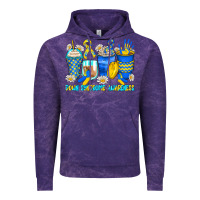 Cloud Purple down syndrome coffee cups Vintage Hoodie - Zillion Design Studio