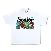 White football senior 2022 Urban Heavy Tee - BarkalooDesign