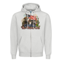 Chill The Fourth Out Cows 4th July America Zipper Hoodie | Teevron