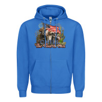 True Royal chill the fourth out cows 4th july america Zipper Hoodie - NancyCooperArtShop