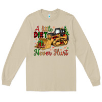 Mushroom Christmas A Little Dirt Never Hurt Long Sleeve Tee - Artiststas