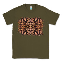Army Green Old Western Leopard Frame Classic Tee - Bettercallsaul