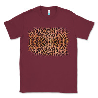 Burgundy Old Western Leopard Frame Classic Tee - Bettercallsaul