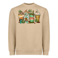 Mushroom highly caffeinated coffee cups Heavyweight Sweatshirt - Zillion Design Studio