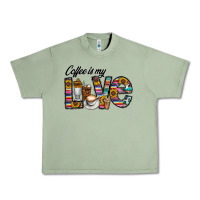 Oil Green coffee İs mt love Urban Heavy Tee - CowhideDigitalArt
