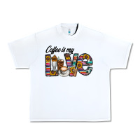 White coffee İs mt love Urban Heavy Tee - CowhideDigitalArt