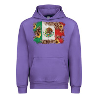 Tulip Mexican Flag with Leopard Urban Hoodie - texasbilliewilder