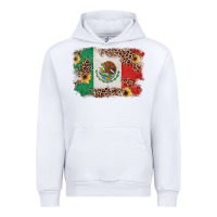 White Mexican Flag with Leopard Urban Hoodie - texasbilliewilder