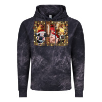 Cloud Black christmas farm animals Vintage Hoodie - RanaPortraitStore