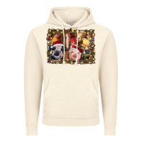 Vintage Artic christmas farm animals Vintage Hoodie - RanaPortraitStore