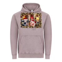 Vintage Zinc christmas farm animals Vintage Hoodie - RanaPortraitStore