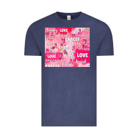 Vintage Denim breast cancer awareness pink Vintage Tee - AdoDesignShop