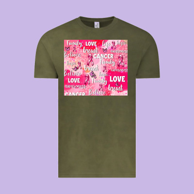 Breast Cancer Awareness Pink Vintage Tee Designed By Adodesignshop