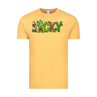 Vintage Mustard Love horseshoe St. Patrick's Day Vintage Tee - Neo Western