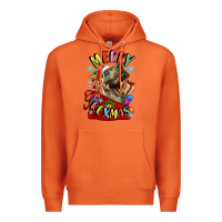 Carrot t rex merry rexmas Premium Hoodie - LillyAllenDesigns