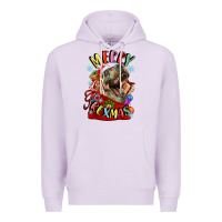 Lilac t rex merry rexmas Premium Hoodie - LillyAllenDesigns