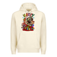Sandshell t rex merry rexmas Premium Hoodie - LillyAllenDesigns