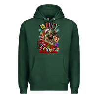 Sports Green t rex merry rexmas Premium Hoodie - LillyAllenDesigns