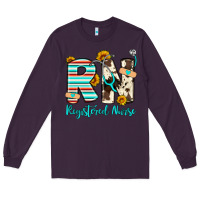 Plum rn registered nurse Long Sleeve Tee - Artiststas