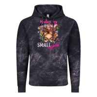 Cloud Black minding my own small business blonde messy bun Vintage Hoodie - texasbilliewilder