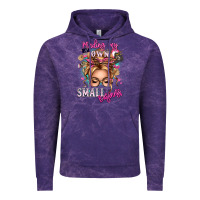 Cloud Purple minding my own small business blonde messy bun Vintage Hoodie - texasbilliewilder